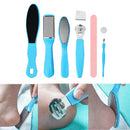 8pcs/Set Professional Pedicure Kit Rasp Foot File Callus Remover Nail Care Tools