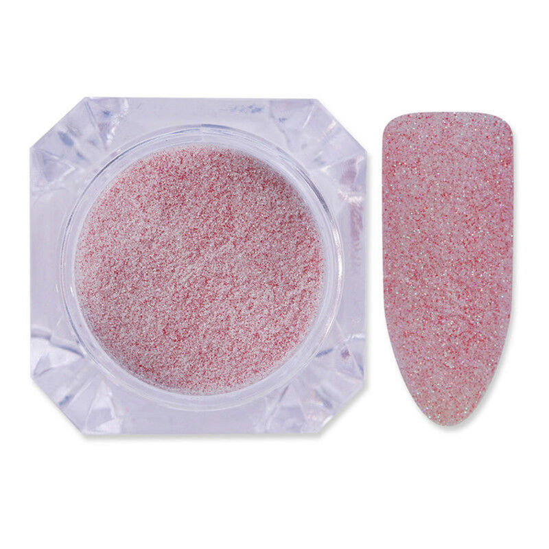 12*/Set Nail Art Sugar Sandy Glitter Powder Dust Decoration Nail Tips DIY New