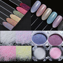 12*/Set Nail Art Sugar Sandy Glitter Powder Dust Decoration Nail Tips DIY New