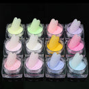 12*/Set Nail Art Sugar Sandy Glitter Powder Dust Decoration Nail Tips DIY New