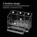 Transparent Cosmetic Eyebrow Pencil Jewelry Storage Box Holder Organizer