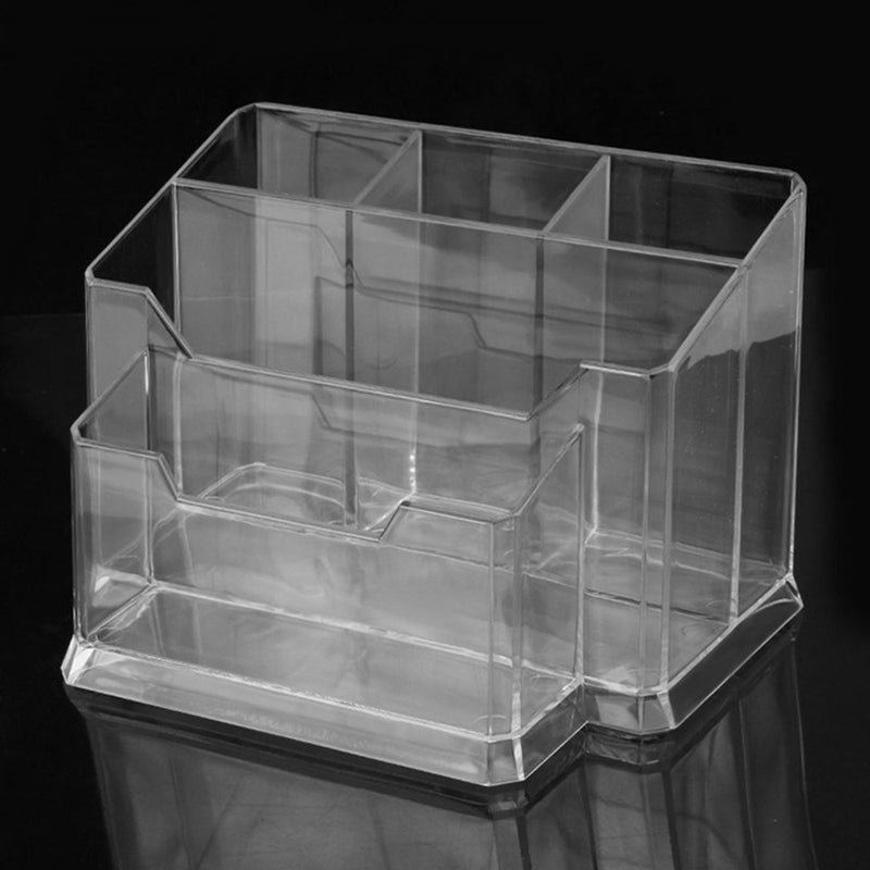 Transparent Cosmetic Eyebrow Pencil Jewelry Storage Box Holder Organizer
