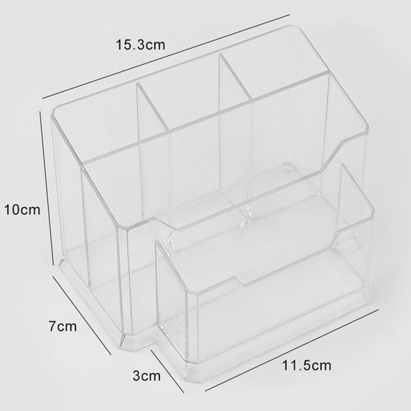 Transparent Cosmetic Eyebrow Pencil Jewelry Storage Box Holder Organizer