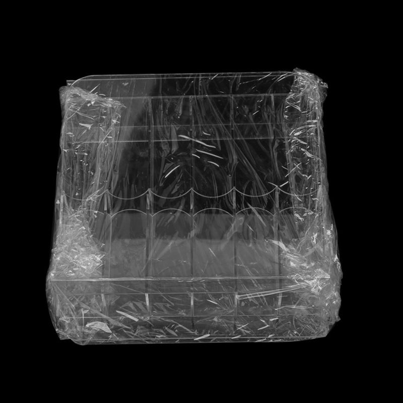 1 pcs 6 Grids Empty Storage Box Holder Organizer for Nail Brush Sanding File Hot