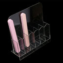 1 pcs 6 Grids Empty Storage Box Holder Organizer for Nail Brush Sanding File Hot