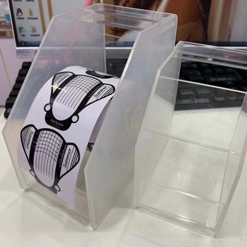 Manicure Nail Tape Holder Acrylic Storage Box Organizer Display High Quality