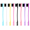 3X Double Sided Edge Control Hair Brush Comb for Eyebrow Grooming Trimming Comb