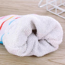 Double-sided Exfoliating Towel Scrub Mitt Bathroom Shower Rub Bath Gloves qs cx