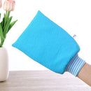 Double-sided Exfoliating Towel Scrub Mitt Bathroom Shower Rub Bath Gloves qs cx