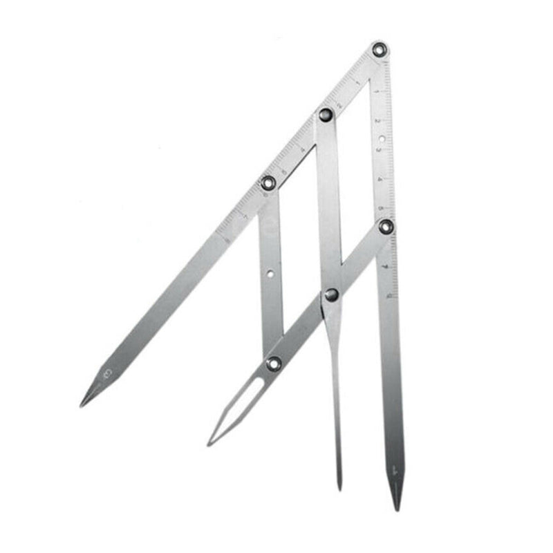 1 Pcs Microblading Caliper Golden Mean Eyebrow Measure Ruler Permanent Stencil