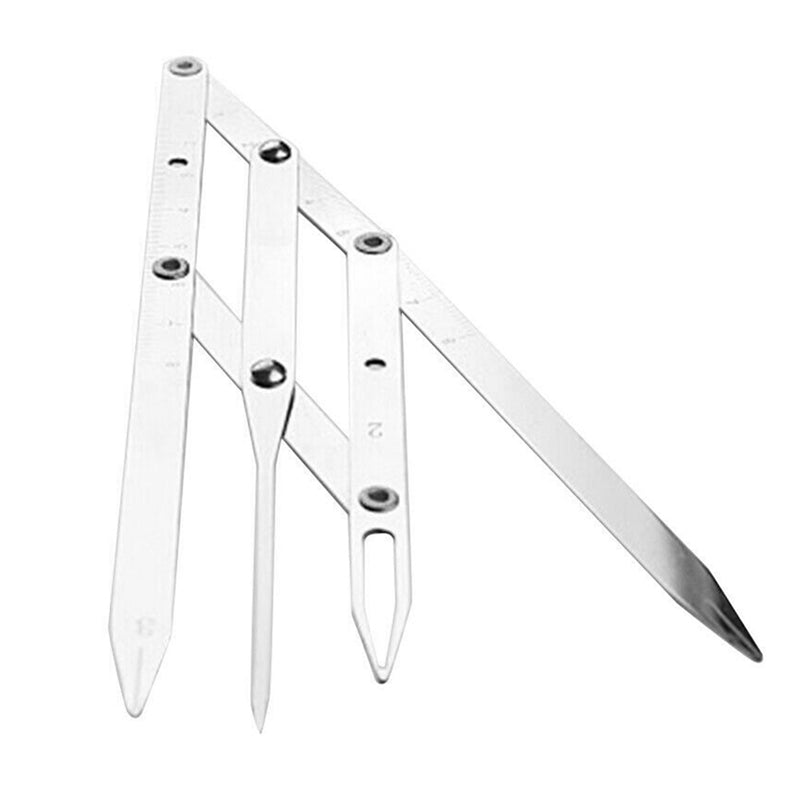 1 Pcs Microblading Caliper Golden Mean Eyebrow Measure Ruler Permanent Stencil
