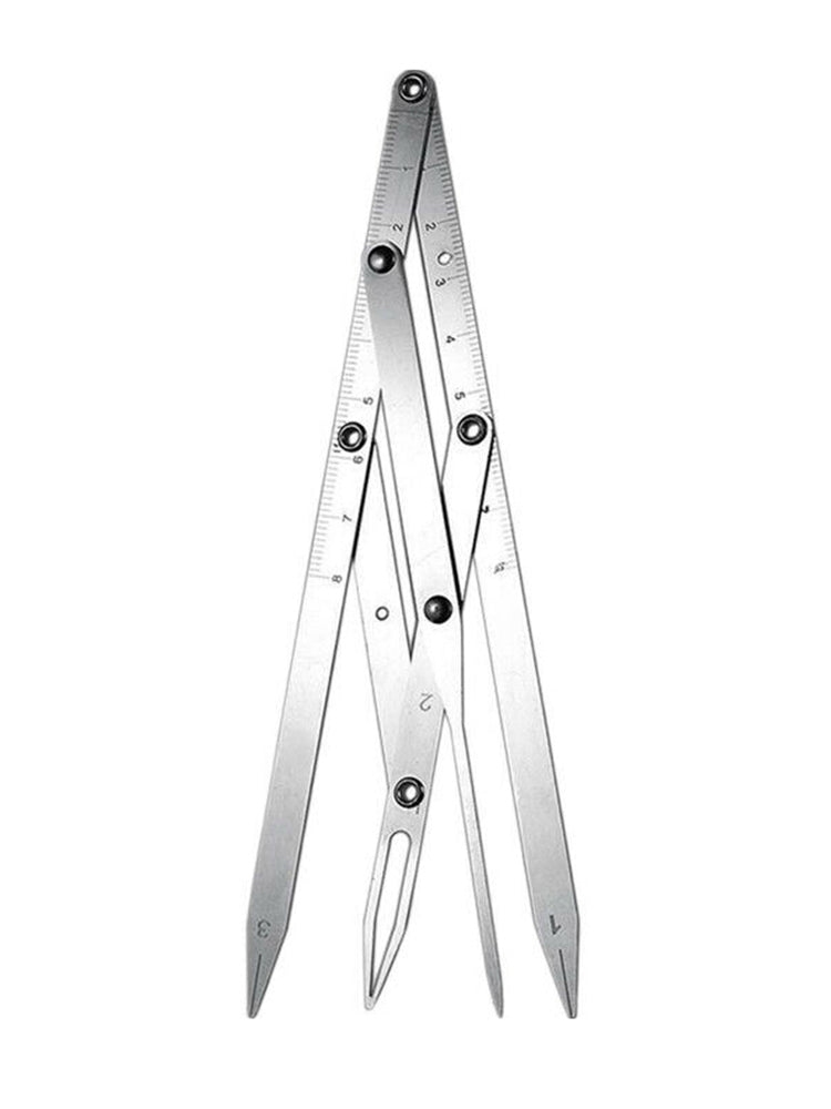 Stainless Steel Triangle Eyebrow Measurement Ruler Permanent Makeup Stencil Tool