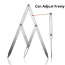 1 Pcs Microblading Caliper Golden Mean Eyebrow Measure Ruler Permanent Stencil