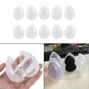10pcs Beauty Sponge Puff Case Beauty Sponge Holder Makeup Travel Storage Case