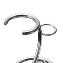 Iron Alloy Salon Men Safety Razor Set Mustache Beard Shaving Brush Stand Holder