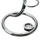 Iron Alloy Salon Men Safety Razor Set Mustache Beard Shaving Brush Stand Holder