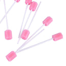 100x Disposable Oral Care Sponge Swab Tooth Cleaning Mouth Swabs Clinic Hospital