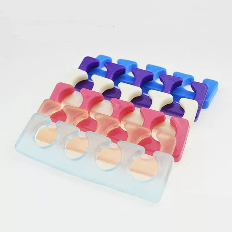 5pcs Silicone Toe Separator Spreader Correction Hallux Valgus New