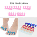 5pcs Silicone Toe Separator Spreader Correction Hallux Valgus New