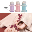 3x Plastic Empty Polish Nail Remover Liquid Dispenser Empty Bottle High Quality