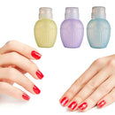 Clear Empty Pump Dispenser Cleanser Bottle Flip Top Nail Art Makeup Tool