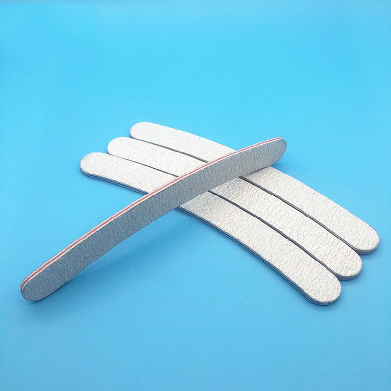 50pcs 100/180 Grit Professional Nail File Sanding Buffing Nails Manicure Tool