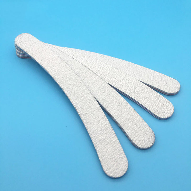 50pcs 100/180 Grit Professional Nail File Sanding Buffing Nails Manicure Tool