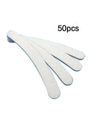 50pcs 100/180 Grit Professional Nail File Sanding Buffing Nails Manicure Tool