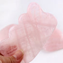 Wave Shape Gua Sha Rose Quartz Guasha Facial Massage Therapy tool New Hot