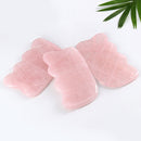 Wave Shape Gua Sha Rose Quartz Guasha Facial Massage Therapy tool New Hot