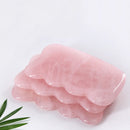 Wave Shape Gua Sha Rose Quartz Guasha Facial Massage Therapy tool New Hot