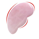 1 x Rose Quartz Gua Sha Facial Guasha Massage Tool Face Scraping Plate Durable