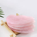 Rose Quartz Gua Sha Facial Guasha Massage Tool Face Scraping Plate New Hot