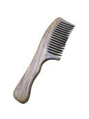 No-static Massage Hair Wood Comb Handmade Wide Tooth Peach Wood Sandalwood