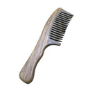 No-static Massage Hair Wood Comb Handmade Wide Tooth Peach Wood Sandalwood