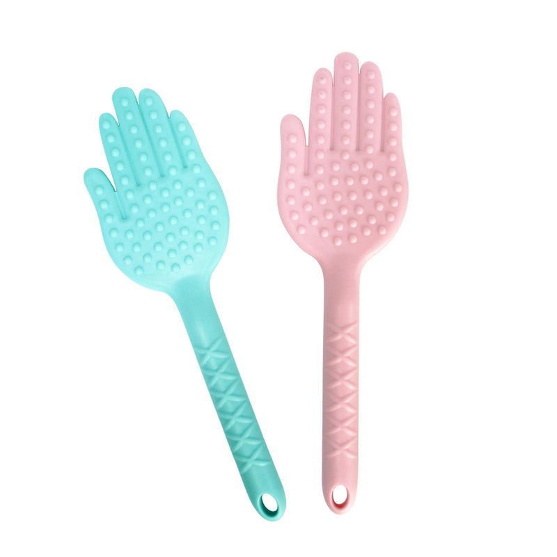 1 x Plastic Body Massage Pat Hammer Back Body Shoulder Foot Massager Clap Stick