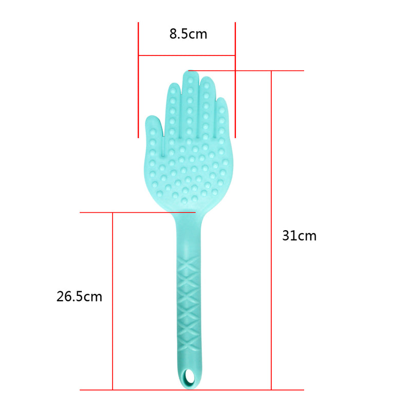 1 Pcs Plastic Massage Hammer Palm Shaped Soft Back Body Massager for Adults