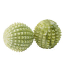 1PC New Natural Jade Stone Acupuncture Massage Ball for Hand Exercise Hot