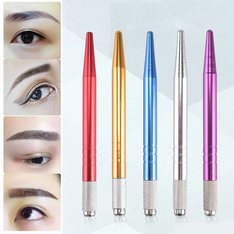 3pcs Eyebrow Tattoo Pen Manual Permanent Makeup Tool for Eyebrow Microblading