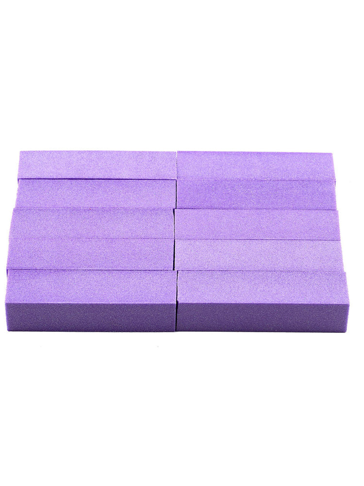 10 x Sponge Nail File High-Foam Four-Sided Grinding Block Nail Tools Newest Use