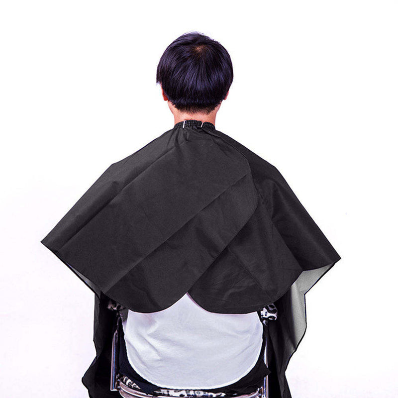 Black Waterproof Salon Hair Cut Hairdressing Hairdresser Barber Cape Cover New