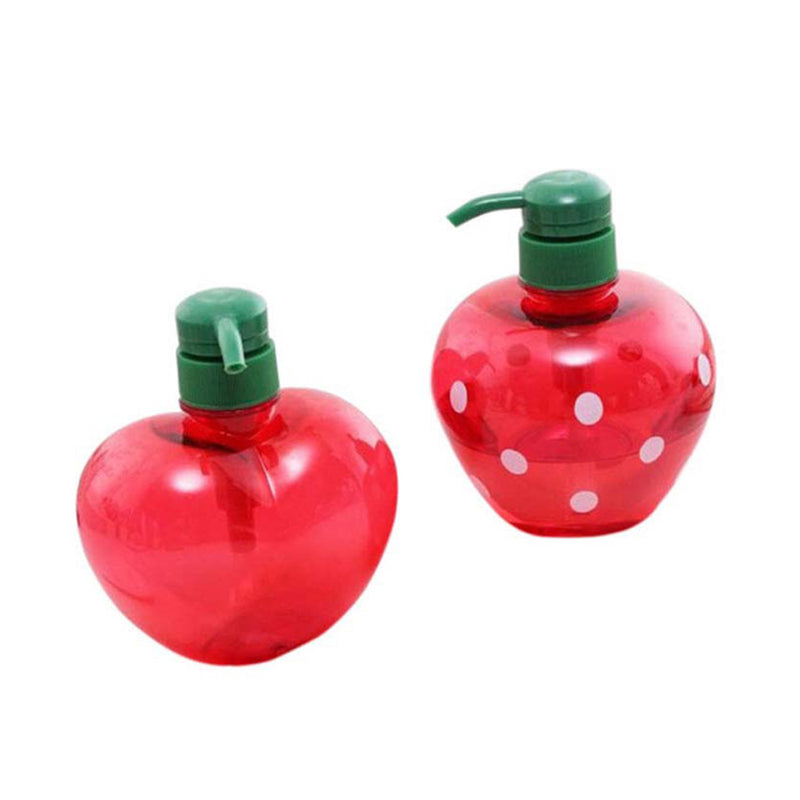 Lotion Bottle Bathroom-Supplies Bathing 500ml Cute Travel Strawberry-Type