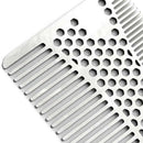 1 Pcs Brushed Stainless Steel Metal Trim Beard Hair Mustache Comb for Men