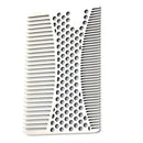 1 Pcs Brushed Stainless Steel Metal Trim Beard Hair Mustache Comb Newest Useful