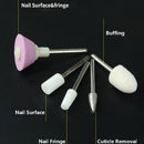 5 x Nail Drill Art Grinding File Bits Electric Manicure Gel Polish Newest Useful