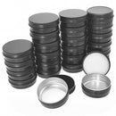 12Pcs Screw Lid Aluminum Tins Round Cans Metal Storage Containers 2oz/60ml Hot