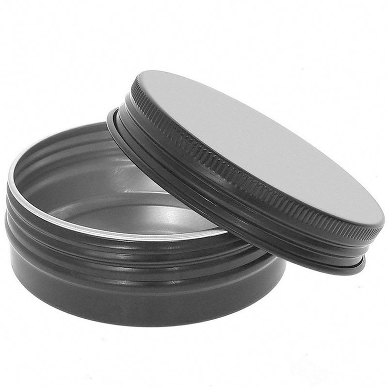 12Pcs Screw Lid Aluminum Tins Round Cans Metal Storage Containers 2oz/60ml Hot