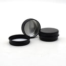 12Pcs/Set Screw Lid Aluminum Tins Round Cans Metal Storage Containers 2oz/60ml