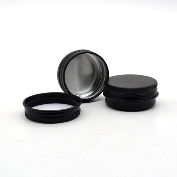 12Pcs Screw Lid Aluminum Tins Round Cans Metal Storage Containers 2oz/60ml Hot