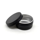 1 Set Screw Lid Aluminum Tins Round Cans Metal Storage Containers Convenient